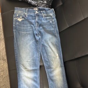 Mother Jeans The Runaway color Graffiti Girl